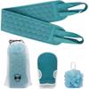 LIANYG 3-Piece Bath Scrubber Set, Color 01 view 4