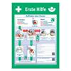 Holthaus Medical First Aid Instructions Sign for Businesses, Plastic, 56 x 40 cm view 1
