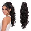 CAISHA 45 cm Hairpiece Ponytail Volume Black Dark Brown PH34 view 1