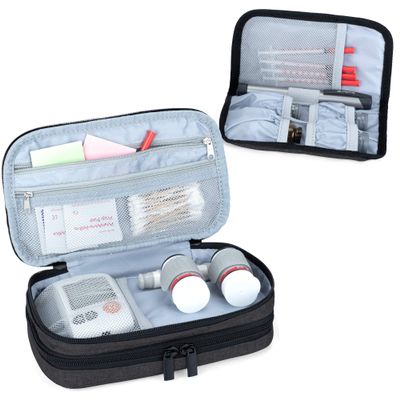 Luxja Breast Pump Bag for Spectra S1 and S2, Pump Bag for Breast Pump and Accessories, Black