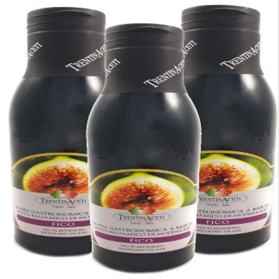 Fig Balsamic Cream with Fig Flavor from Italy, 3 x 300 ml