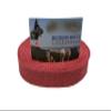 10m Nylon Leash Dusty Pink with Loop view 1