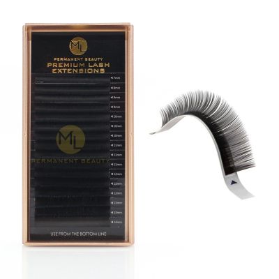 Individual Eyelash Extensions | Volume Mink Lashes | 3D–6D | B/C/D/L Curl | 0.05 mm | 7–15 mm | Mix Box 7–14 mm | 12 mm, B Curl