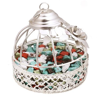 Ghasitaram Gifts Diwali Chocolates – Silver Stone Chocolate Cage
