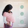 Boba Baby Wrap, Stretchy, Bamboo, Serenity Bloom view 3