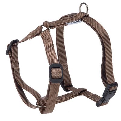Ferplast Champion M Dog Harness, 3-Point Adjustable, Chest 44–72 cm, Brown