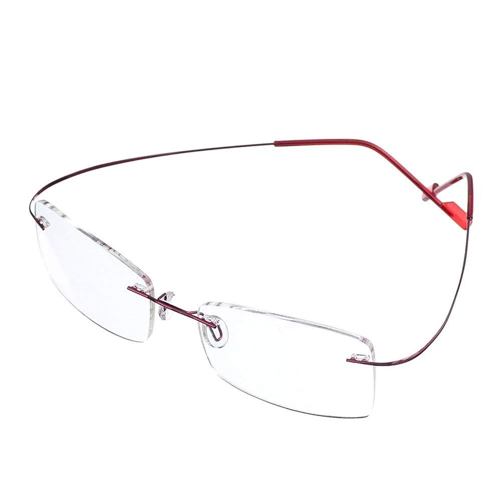 GEMSeven Unisex Ultra-Light Flexible Frameless Reading Glasses
