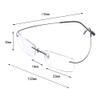 GEMSeven Unisex Ultra-Light Flexible Frameless Reading Glasses view 3