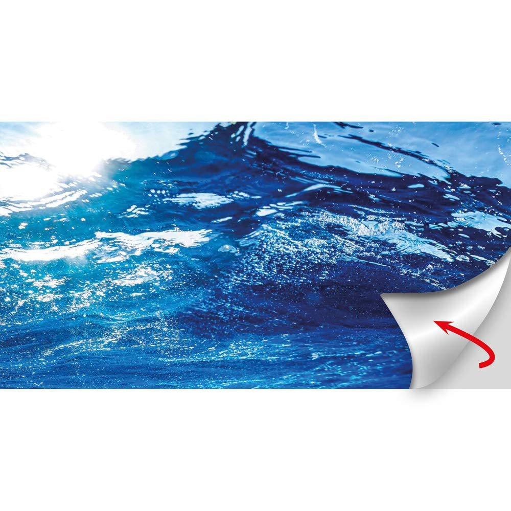 Hobby 31218 Ocean / Ruby Lake Self-Adhesive Background, 60 x 30 cm