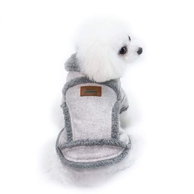 ShuoBeiter Pet Costume, Thick Coral-Fleece Winter Jacket, XL, Brown