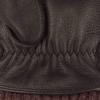Stetson Deer Cashmere Leather Gloves, Men’s, Solid Dark Brown, Fall/Winter, Size 8 1/2 view 4