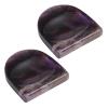 mookaitedecor 2-Piece Polished Thumb Stones, Worry Stones, Massage Stones view 1