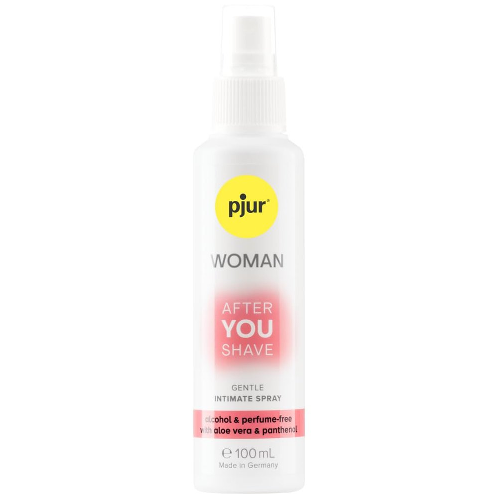 pjur WOMAN After YOU Shave (100 ml) – Care Spray with Panthenol for Sensitive Skin – No More Razor Bumps