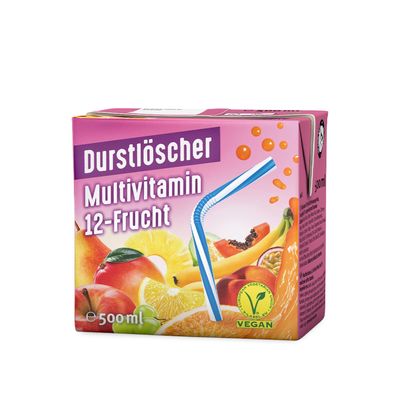 WeserGold - Durstlöscher Multivitamin 4x12x0.5 L