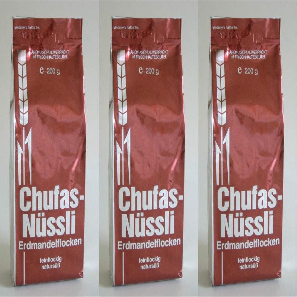 Chufas Nüssli, 3 x 200 g