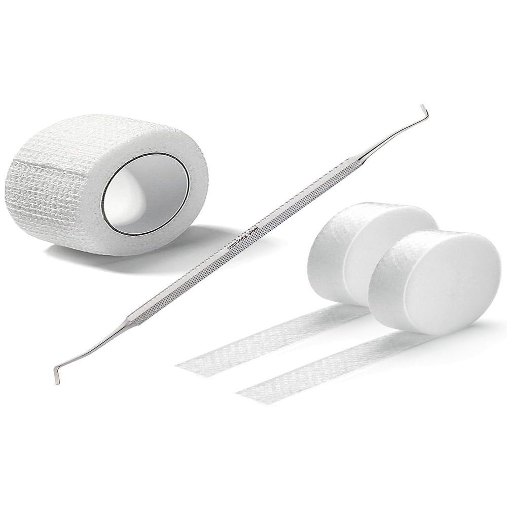 Kosmetex Cotton Hook, 2 Nail-Fold Tamponades & Flexible Toe Bandage, Set 2