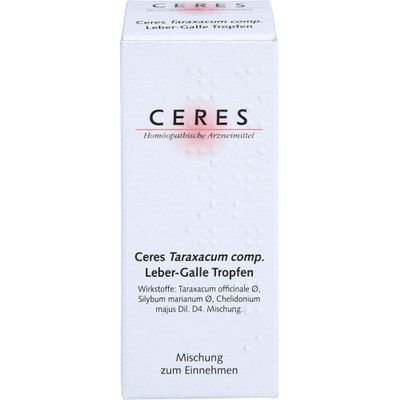 CERES Taraxacum comp. Liver and Gallbladder Drops, 20 mL Solution