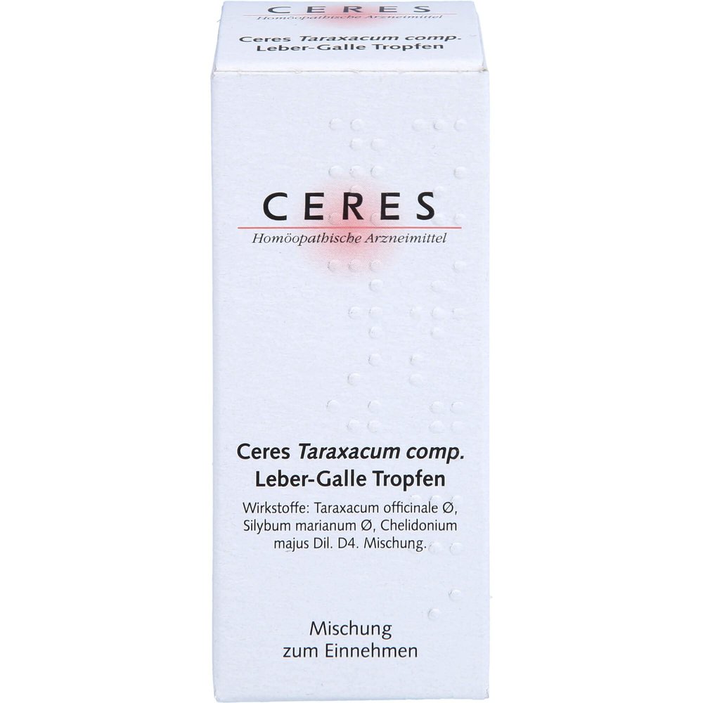 CERES Taraxacum comp. Liver and Gallbladder Drops, 20 mL Solution