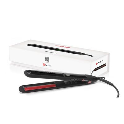 Upgrade Professional Infrared Slim Hair Straightener with Elegant Black Design, Narrow Plates, for All Hair Types