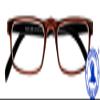 I NEED YOU HALF-LINE, G31100, Brown-Black Plastic Reading Glasses with Spring Hinges, +3.00 Diopters view 1