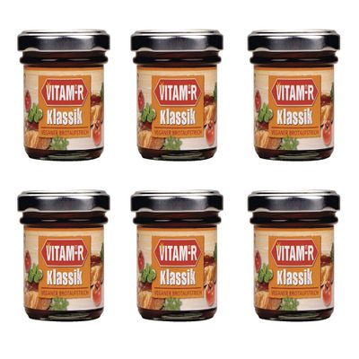 VITAM-R Original Yeast Extract, 6 x 125 g Glass Jars