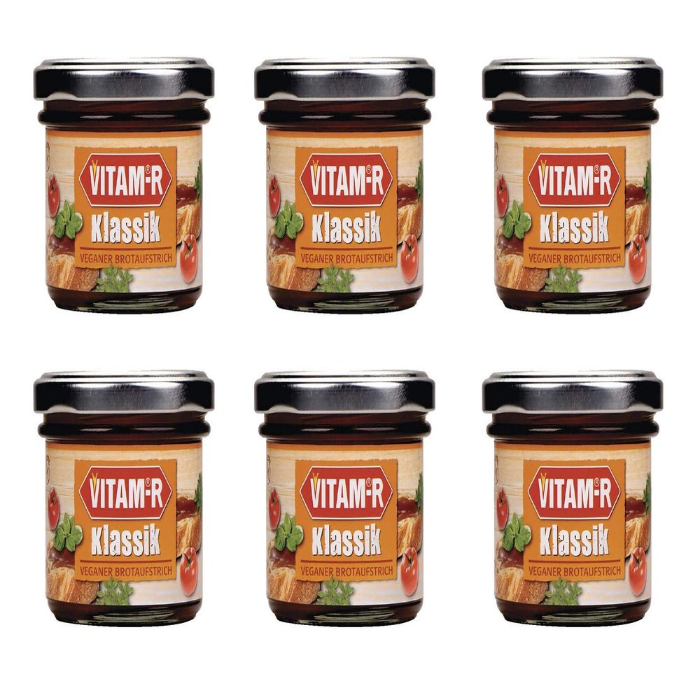 VITAM-R Original Yeast Extract, 6 x 125 g Glass Jars