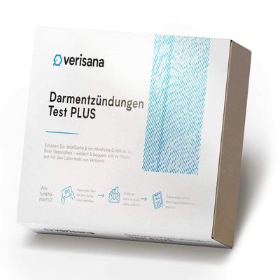 Verisana | Intestinal Inflammation Stool Test | Calprotectin, Lysozyme, sIgA & Alpha-1-Antitrypsin