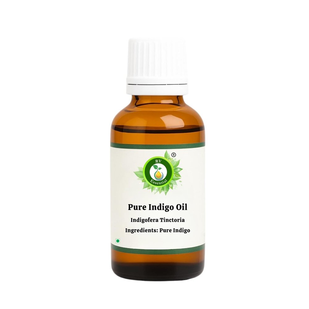 R V Essential Pure Indigo Oil 100 ml (3.38 oz) - Indigofera Tinctoria