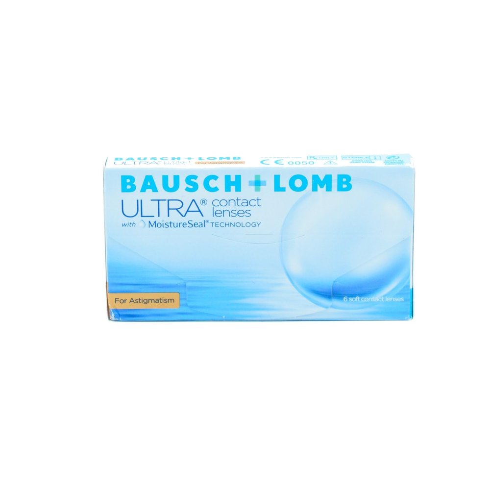 Bausch + Lomb ULTRA for Astigmatism Monthly Soft Contact Lenses, 6 ct / BC 8.6 mm / DIA 14.5 mm / CYL -0.75 / Axis 80 / -7 diopters