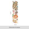 Kina R00431 Kids’ Wall Stickers, Forest Graphic, Fabric Effect, 120 × 30 cm view 2
