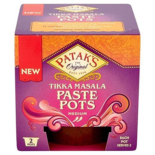 6x Patak's Tikka Masala Curry Paste Jar, 2 x 70 g