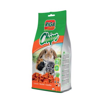 Riga Carrot Chips for Small Animals, 50 g