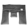 Neck Warmer with Fleece Cover and Moor Mud Filling, Gray view 3