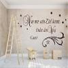 timalo Wall Decal “Only Those Who Know Their Goal Find the Way” — Laozi, with Stars, Dark Blue, 100 × 50 cm view 2