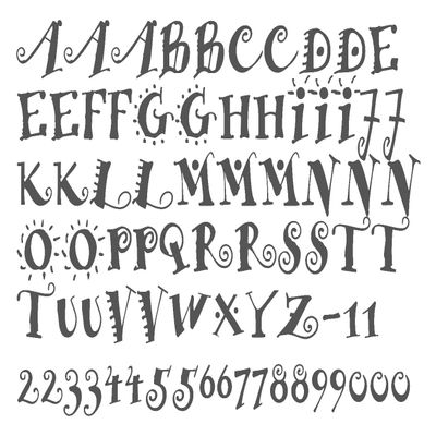 timalo Wall Decal Letters for Children's Rooms, Children's Letter Stickers, Dark Green, Size M