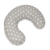 Velinda Small Nursing Pillow, Positioning Pillow, Baby Pillow, Sleep Aid, Cozy (Pattern: White Stars on Gray) view 1