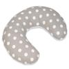 Velinda Small Nursing Pillow, Positioning Pillow, Baby Pillow and Sleep Aid, Cozy (Pattern: Polka-Dot Gray-White) view 2