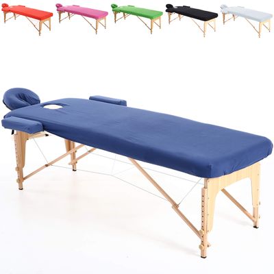Beltom Cotton Cover for Massage Table, 195 x 70 cm – Blue