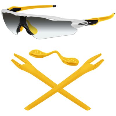 Mryok Replacement Earsocks and Nosepiece Kit for Oakley Radar EV Series Sunglasses - Yellow