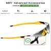 Mryok Replacement Earsocks and Nosepiece Kit for Oakley Radar EV Series Sunglasses - Yellow view 3