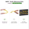 Mryok Replacement Earsocks and Nosepiece Kit for Oakley Radar EV Series Sunglasses - Yellow view 4