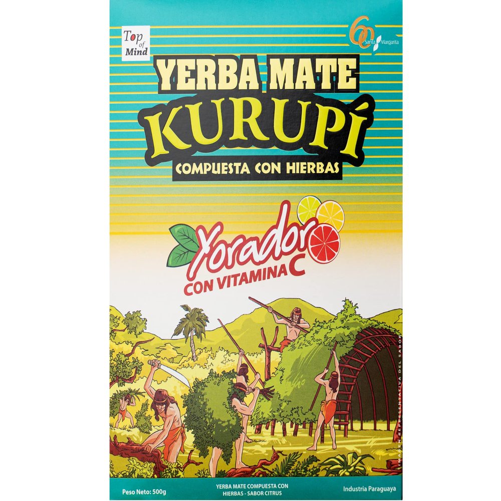 Kurupi Citrus Yerba Mate Tea, 500 g