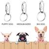 Boao 6-Pack Pet ID Tag Clips with 18 Durable Stainless Steel Rings view 3
