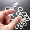 Boao 6-Pack Pet ID Tag Clips with 18 Durable Stainless Steel Rings view 4