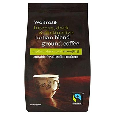 Waitrose Rich Italian Blend Ground Coffee, 227 g