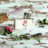 Mr. & Mrs. Panda Pouch Flower Rosehip, Size S – Gift, Toiletry Bag, Cotton Pouch, Cosmetic Bag, Pencil Case view 2