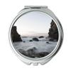 YENDOSTEEN Mirror, Makeup Mirror, Black-and-White Dawn, Pocket Mirror, Portable Mirror view 1