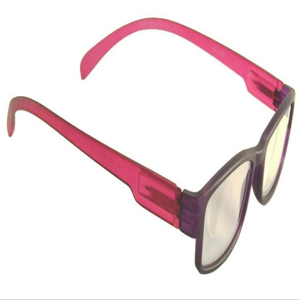 LONG Purple/Pink Reading Glasses, +2.00