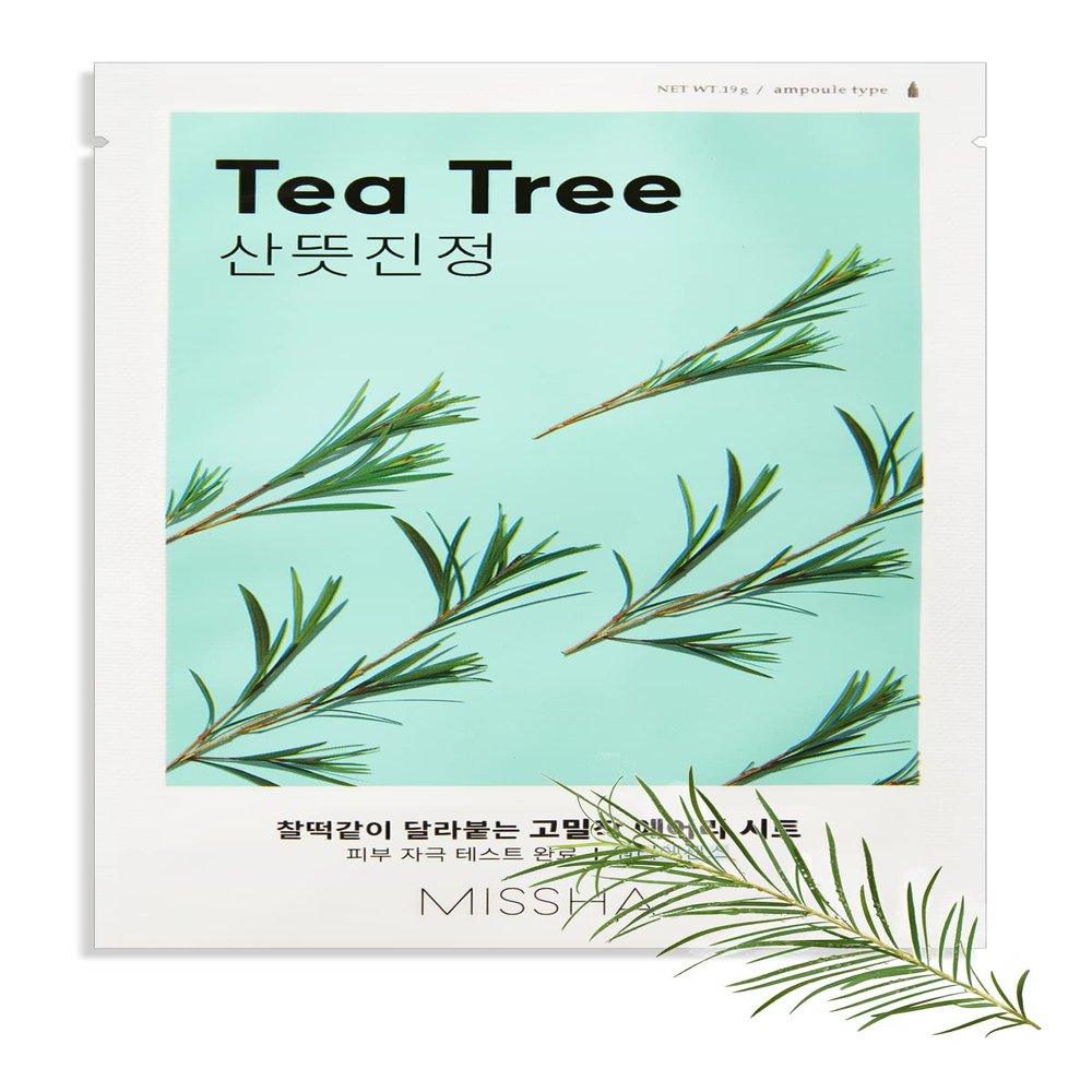 MISSHA Airy Fit Sheet Mask (Tea Tree), 19 ml