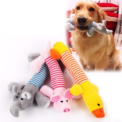 Lottoyday Plush Squeaker Toy for Dogs and Cats, Pig